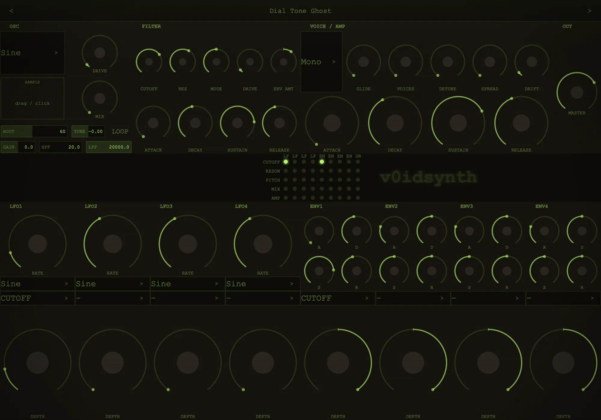 v0idsynth: the Dial Tone Ghost preset