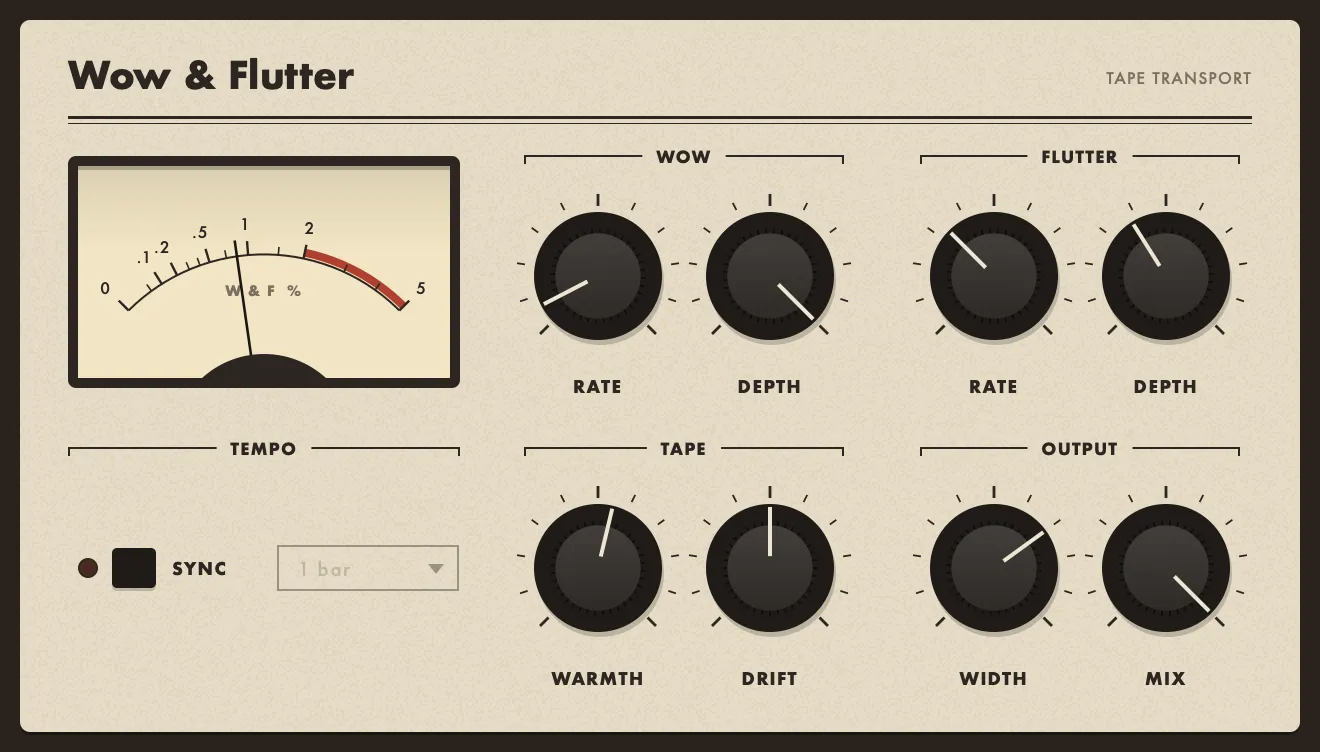 Wow & Flutter: the Seasick preset